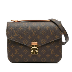 Louis Vuitton AB Louis Vuitton Brown Monogram Canvas Canvas Monogram Pochette Metis France