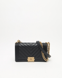 Chanel Chevron Medium Boy Bag