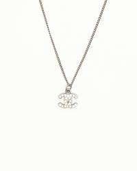 Chanel Coco Mark Rhinestone Necklace