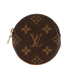 Louis Vuitton B Louis Vuitton Brown Monogram Canvas Canvas Monogram Porte Monnaie Coin Pouch France