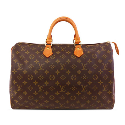 Louis Vuitton AB Louis Vuitton Brown Monogram Canvas Canvas Monogram Speedy 40 France