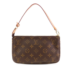 Louis Vuitton B Louis Vuitton Brown Monogram Canvas Canvas Monogram Pochette Accessoires France