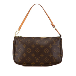 Louis Vuitton B Louis Vuitton Brown Monogram Canvas Canvas Monogram Pochette Accessoires France