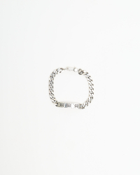 Gucci Ghost Plate Silver Bracelet