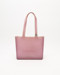 Chanel CC Rubber Tote Bag