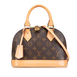 Louis Vuitton B Louis Vuitton Brown Monogram Canvas Canvas Monogram Alma BB France