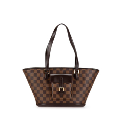 Louis Vuitton AB Louis Vuitton Brown Damier Canvas Canvas Damier Ebene Manosque PM France