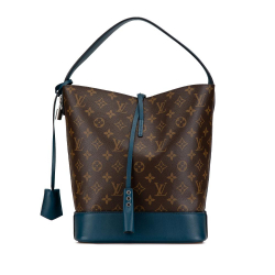 Louis Vuitton AB Louis Vuitton Brown with Blue Monogram Canvas Canvas Monogram Idole NN14 GM France