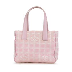 Chanel B Chanel Pink Light Pink Nylon Fabric New Travel Line Handbag France