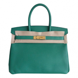 Hermès Sac Hermes Birkin 30 vert vertigo