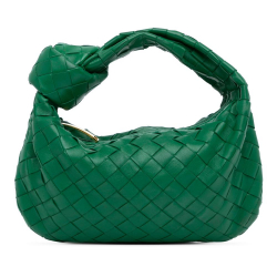 Bottega Veneta AB Bottega Veneta Green Nappa Leather Leather Mini Nappa Intrecciato Jodie Italy