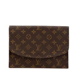 Louis Vuitton AB Louis Vuitton Brown Monogram Canvas Canvas Monogram Pochette Rabat 23 France