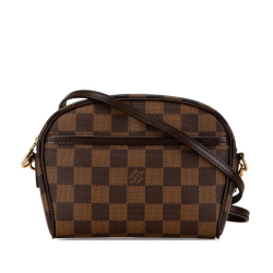 Louis Vuitton B Louis Vuitton Brown Damier Canvas Canvas Damier Ebene Ipanema Pochette France