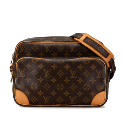 Louis Vuitton B Louis Vuitton Brown Monogram Canvas Canvas Monogram Nil Crossbody Bag France