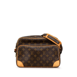 Louis Vuitton AB Louis Vuitton Brown Monogram Canvas Canvas Monogram Nil Crossbody Bag France