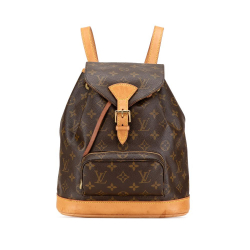 Louis Vuitton B Louis Vuitton Brown Monogram Canvas Canvas Monogram Montsouris MM France