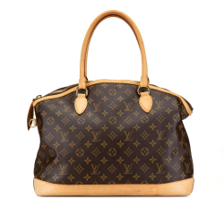 Louis Vuitton B Louis Vuitton Brown Monogram Canvas Canvas Monogram Lockit Horizontal France