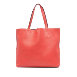 Hermès B Hermès Red with Pink Dark Pink Calf Leather Clemence Double Sens 45 France