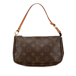 Louis Vuitton B Louis Vuitton Brown Monogram Canvas Canvas Monogram Pochette Accessoires France