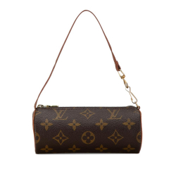 Louis Vuitton B Louis Vuitton Brown Monogram Canvas Canvas Monogram Papillon Pochette France