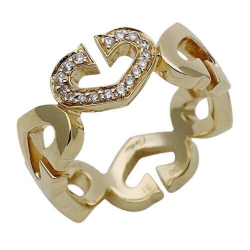 Cartier C heart