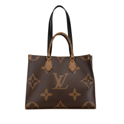 Louis Vuitton AB Louis Vuitton Brown Monogram Canvas Canvas Monogram Giant OnTheGo MM France