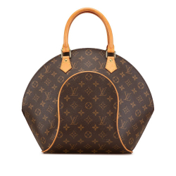 Louis Vuitton B Louis Vuitton Brown Monogram Canvas Canvas Monogram Ellipse MM France