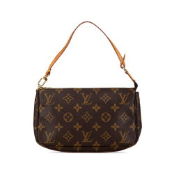 Louis Vuitton B Louis Vuitton Brown Monogram Canvas Canvas Monogram Pochette Accessoires Spain