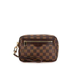 Louis Vuitton AB Louis Vuitton Brown Damier Canvas Canvas Damier Ebene Pochette Billets Macao France