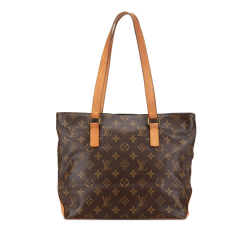 Louis Vuitton B Louis Vuitton Brown Monogram Canvas Canvas Monogram Cabas Piano France