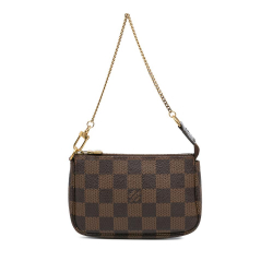 Louis Vuitton B Louis Vuitton Brown Monogram Canvas Canvas Monogram Mini Pochette Accessoires France