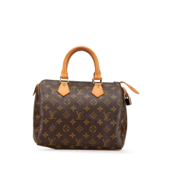 Louis Vuitton B Louis Vuitton Brown Monogram Canvas Canvas Monogram Speedy 25 France