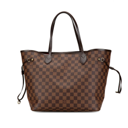 Louis Vuitton B Louis Vuitton Brown Damier Canvas Canvas Damier Ebene Neverfull MM United States