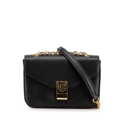 Celine B Celine Black Calf Leather Medium C Bag Italy