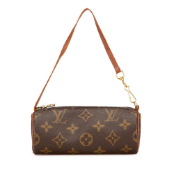 Louis Vuitton B Louis Vuitton Brown Monogram Canvas Canvas Monogram Papillon Pochette France