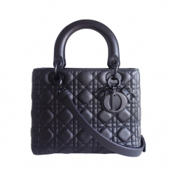 Dior Tasche Lady Dior ultramatte so black