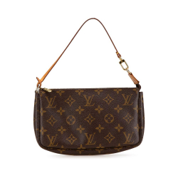 Louis Vuitton B Louis Vuitton Brown Monogram Canvas Canvas Monogram Pochette Accessoires France