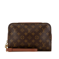 Louis Vuitton B Louis Vuitton Brown Monogram Canvas Canvas Monogram Orsay France