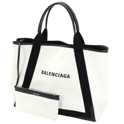 Balenciaga Navy Cabas