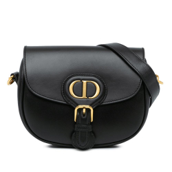 Christian Dior AB Dior Black Calf Leather Small Bobby Crossbody Italy