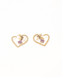 Louis Vuitton Boucle de Reuille Sweet Monogram Earrings