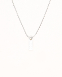 Christian Dior Logo Plate Necklace