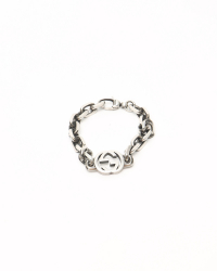 Gucci Interlocking G Chain Silver Bracelet