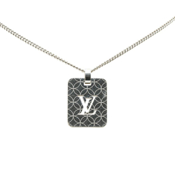 Louis Vuitton B Louis Vuitton Silver Brass Metal Pendentif Champs Elysees Necklace Switzerland