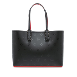 Christian Louboutin AB Christian Louboutin Black Calf Leather skin Loubinthesky Cabata Tote Italy