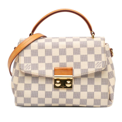 Louis Vuitton B Louis Vuitton White Damier Canvas Canvas Damier Azur Croisette France