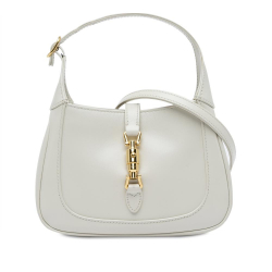 Gucci AB Gucci White Calf Leather Mini Jackie 1961 Italy