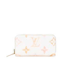 Louis Vuitton AB Louis Vuitton White Monogram Empreinte Leather Giant By The Pool Zippy Wallet France