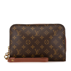 Louis Vuitton AB Louis Vuitton Brown Monogram Canvas Canvas Monogram Orsay France