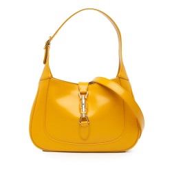 Gucci AB Gucci Yellow Calf Leather Small Jackie 1961 Crossbody Italy